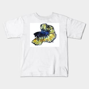 Art Doodle No. 34 Betta Fish Kids T-Shirt